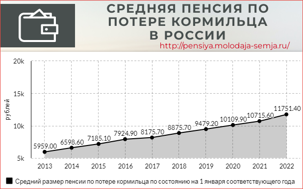 Средняя пенсия в России - статистика по регионам и по годам, таблица