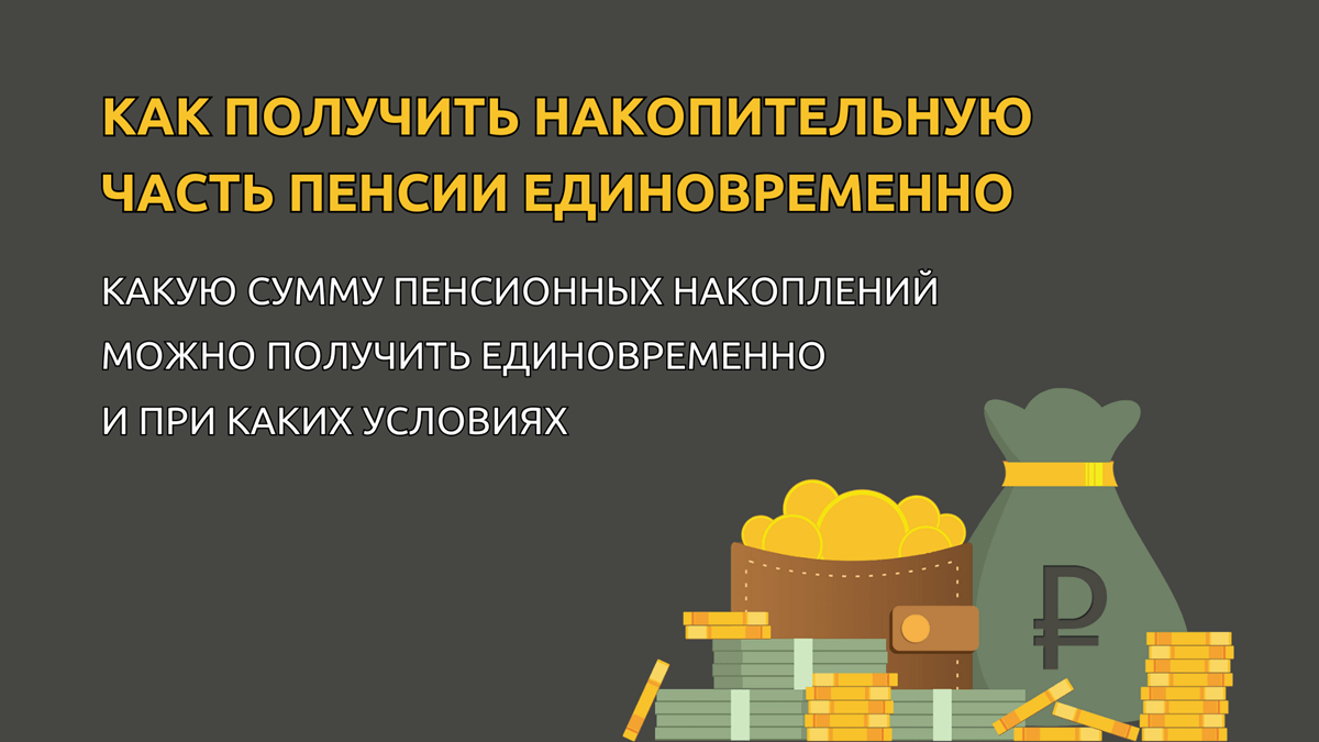 Единовременная выплата средств пенсионных накоплений что это такое и как получить в 2024 году