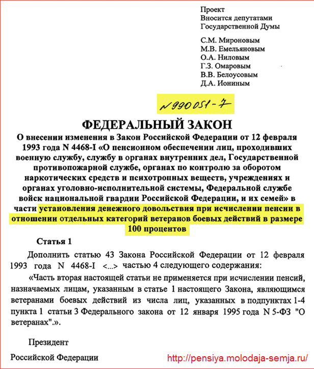 Отмена понижающего коэффициента ветеранам боевых действий в 2024 году, последние новости из Госдумы